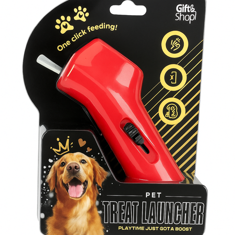 Pet Treat Launcher – Handheld Snack Dispenser & Interactive Toy for Dogs | Alessa Store