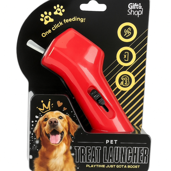 Pet Treat Launcher – Handheld Snack Dispenser & Interactive Toy for Dogs | Alessa Store