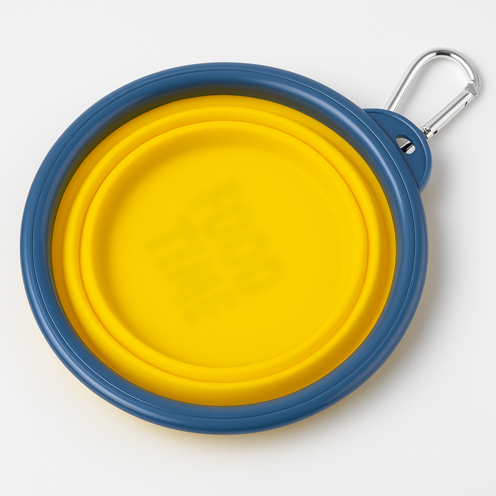 Travel Pet Bowl 12oz – Collapsible Silicone Food & Water Bowl with Clip | Alessa Store