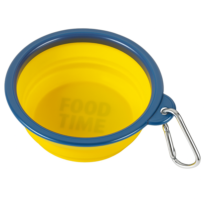 Travel Pet Bowl 12oz – Collapsible Silicone Food & Water Bowl with Clip | Alessa Store