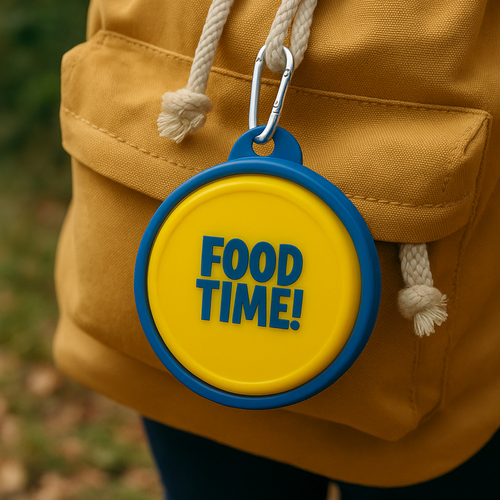 Travel Pet Bowl 12oz – Collapsible Silicone Food & Water Bowl with Clip | Alessa Store