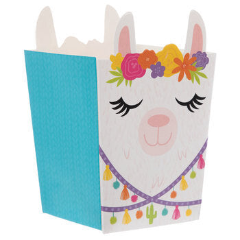 Llama favor box super cute party boxes (pack of 4)