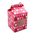 Red and Hearts Treat Boxes Valentines boxes (pack of 5)