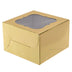 Gold Cupcake Boxes single (pack of 3)