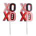 Xoxo valentines cupcake toppers (pack of 6)